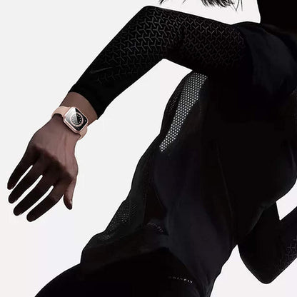 6 Pack Case for Apple Watch Series 9/8/7 45Mm Tempered Glass Screen Protector, Hard PC Ultra-Thin Scratch Resistant Full Protective Face Cover Bumper for Iwatch 45Mm Accessories